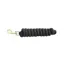 KM Elite 7Ft Double Braid Cotton Leadrope - Plain Black
